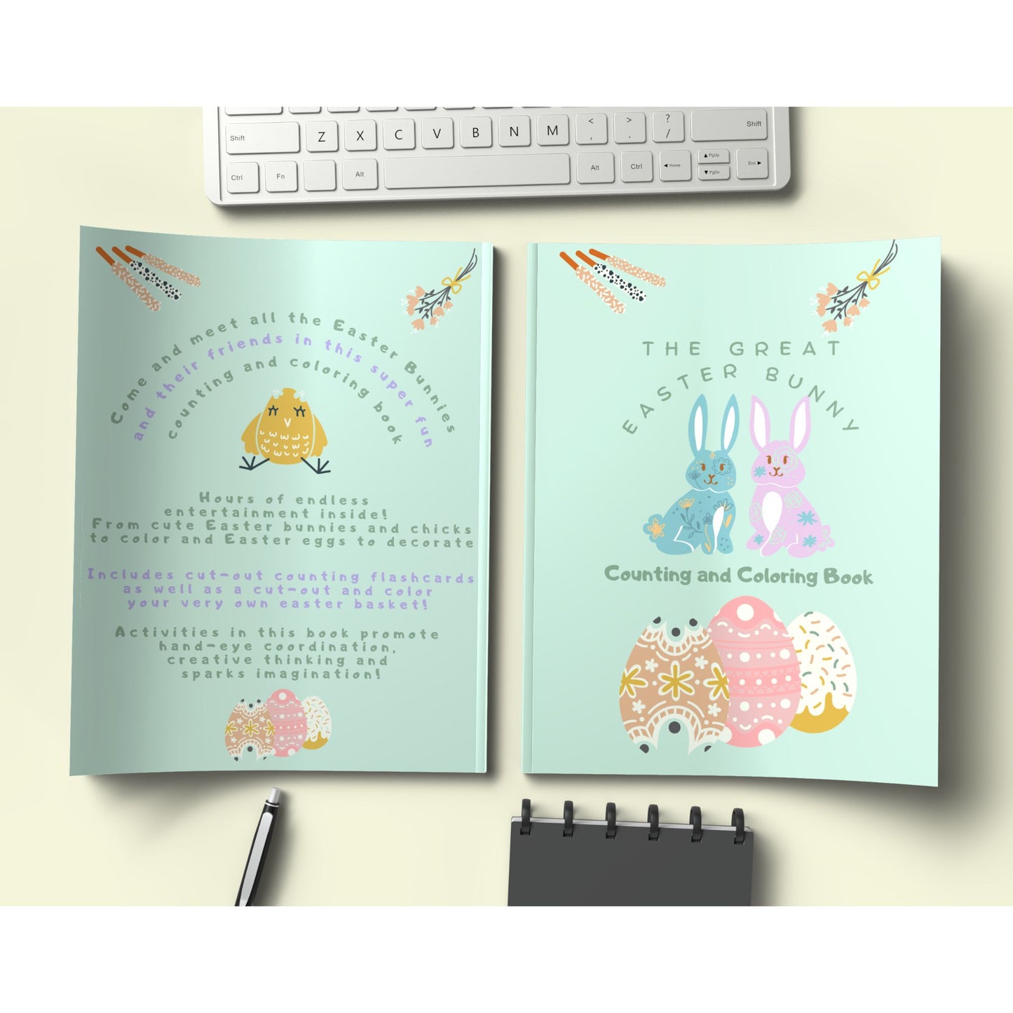 The Great Easter Bunny Counting and Colouring Book - Ages 2 to 5