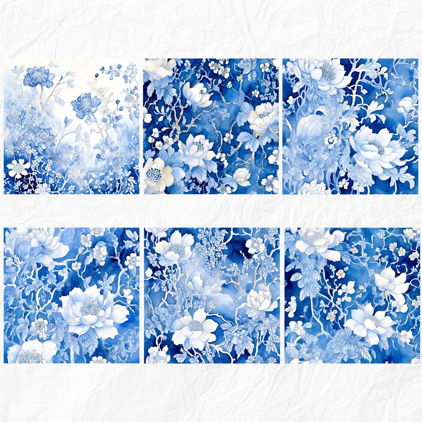 Floral Blue | Watercolour