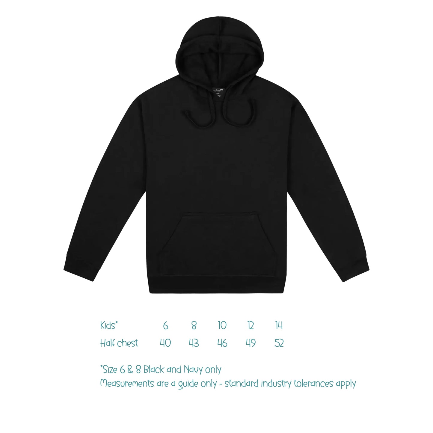 Cloke Edge Pullover Hoodie | Kids Hoodie | Black