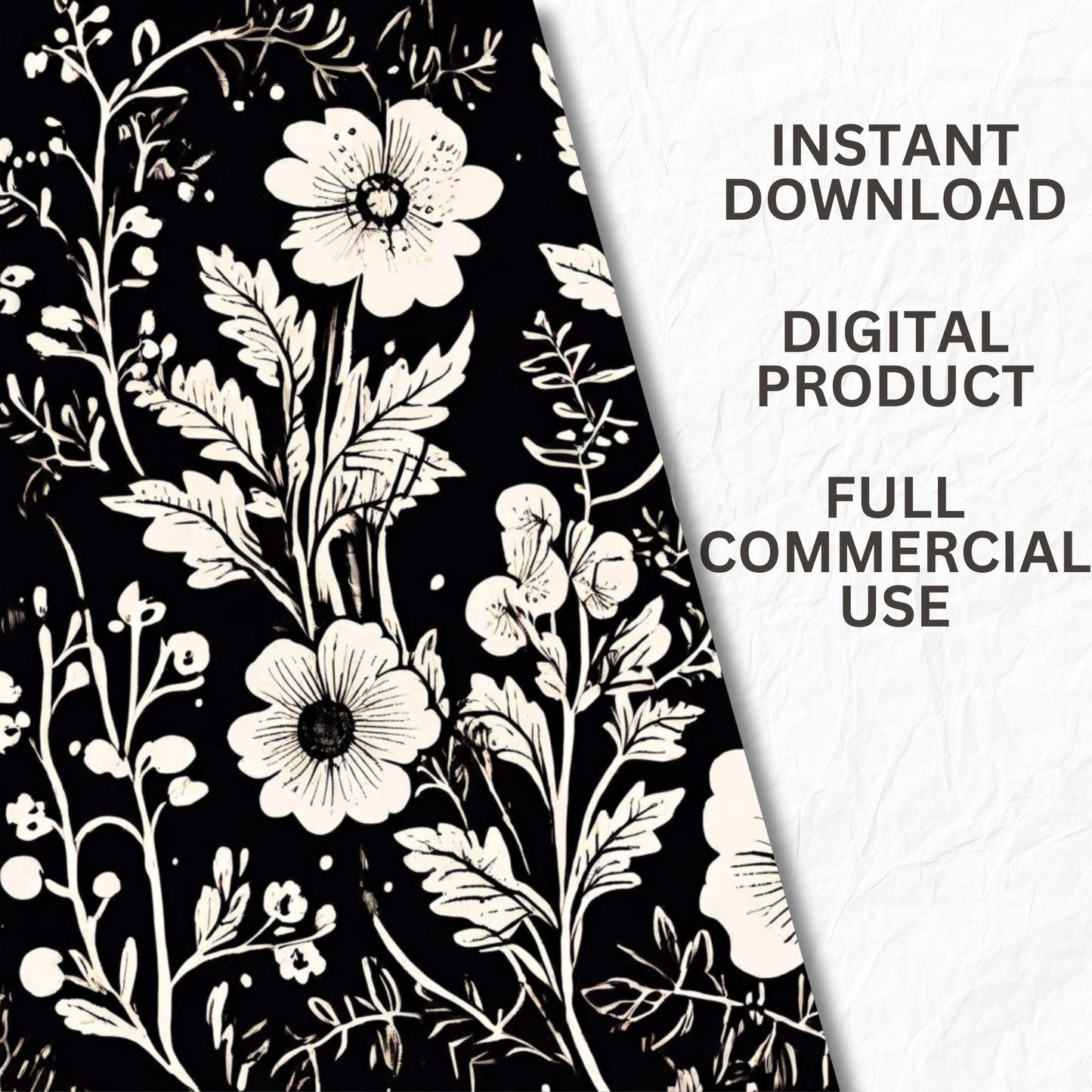 Black and Cream | Watercolour