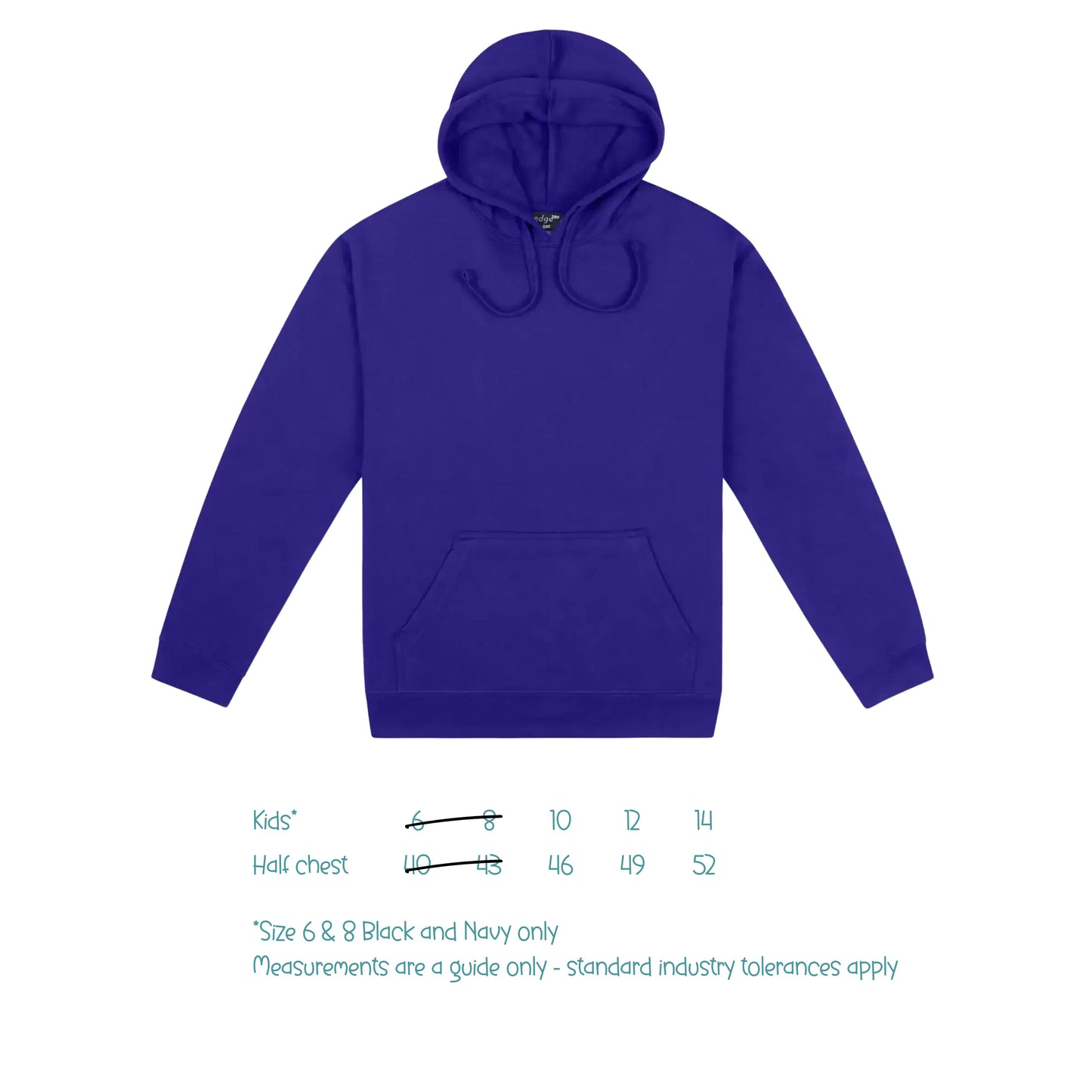 Cloke Edge Pullover Hoodie | Kids Hoodie | Deep Royal
