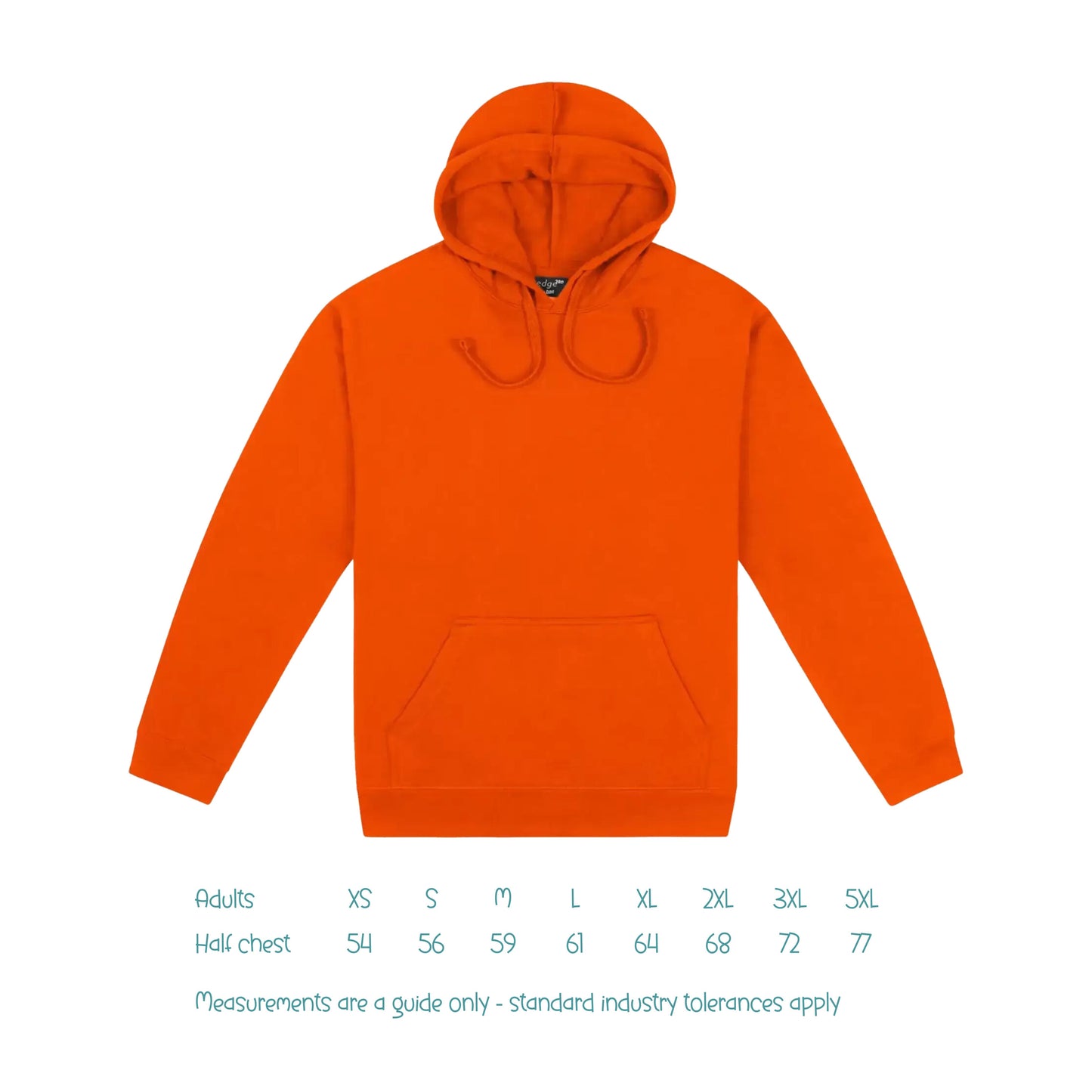 Cloke Edge Pullover Hoodie | Adult Hoodie | Orange