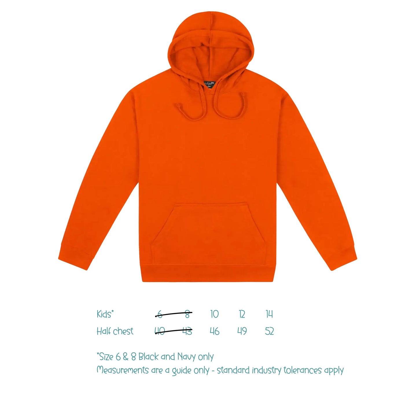 Cloke Edge Pullover Hoodie | Kids Hoodie | Orange