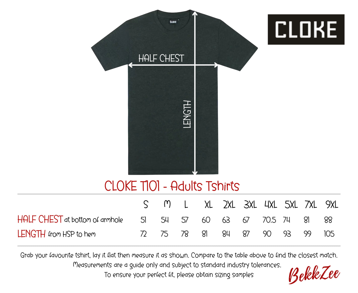 Cloke T101 | Adults T-shirts | Black Marle