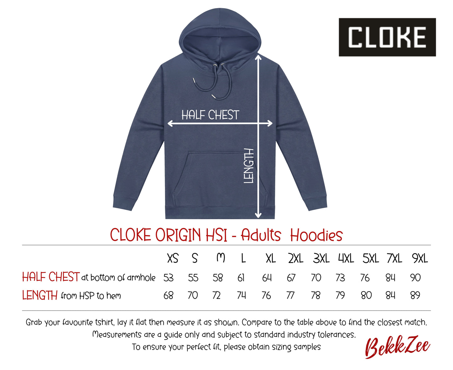 Cloke Origin HSI | Adult Hoodie | Bluestone