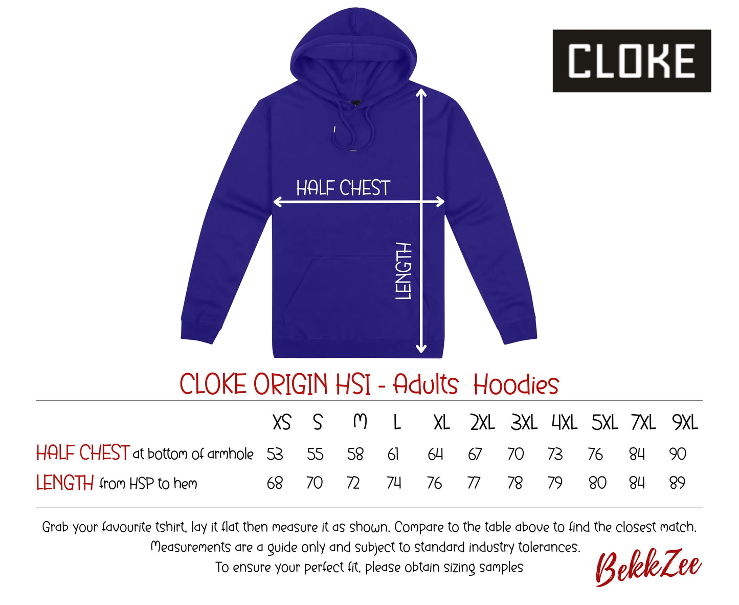 Cloke Origin HSI | Adult Hoodie | Deep Royal