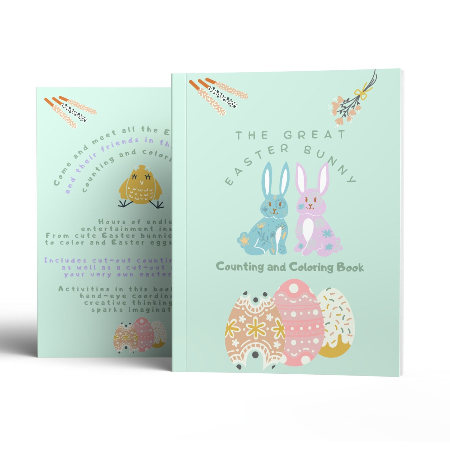The Great Easter Bunny Counting and Colouring Book - Ages 2 to 5