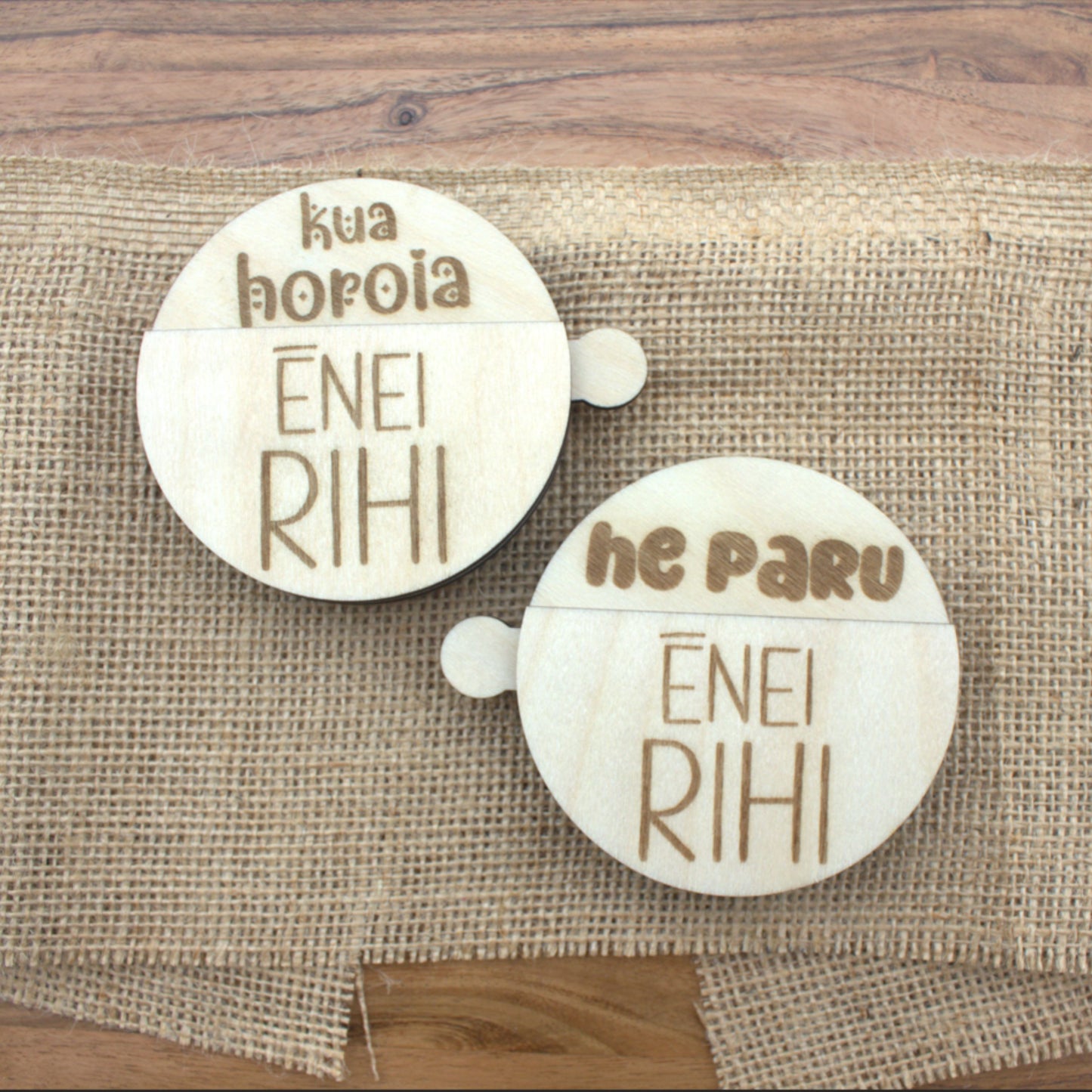 Handcrafted Wooden Spinning Dishwasher Sign