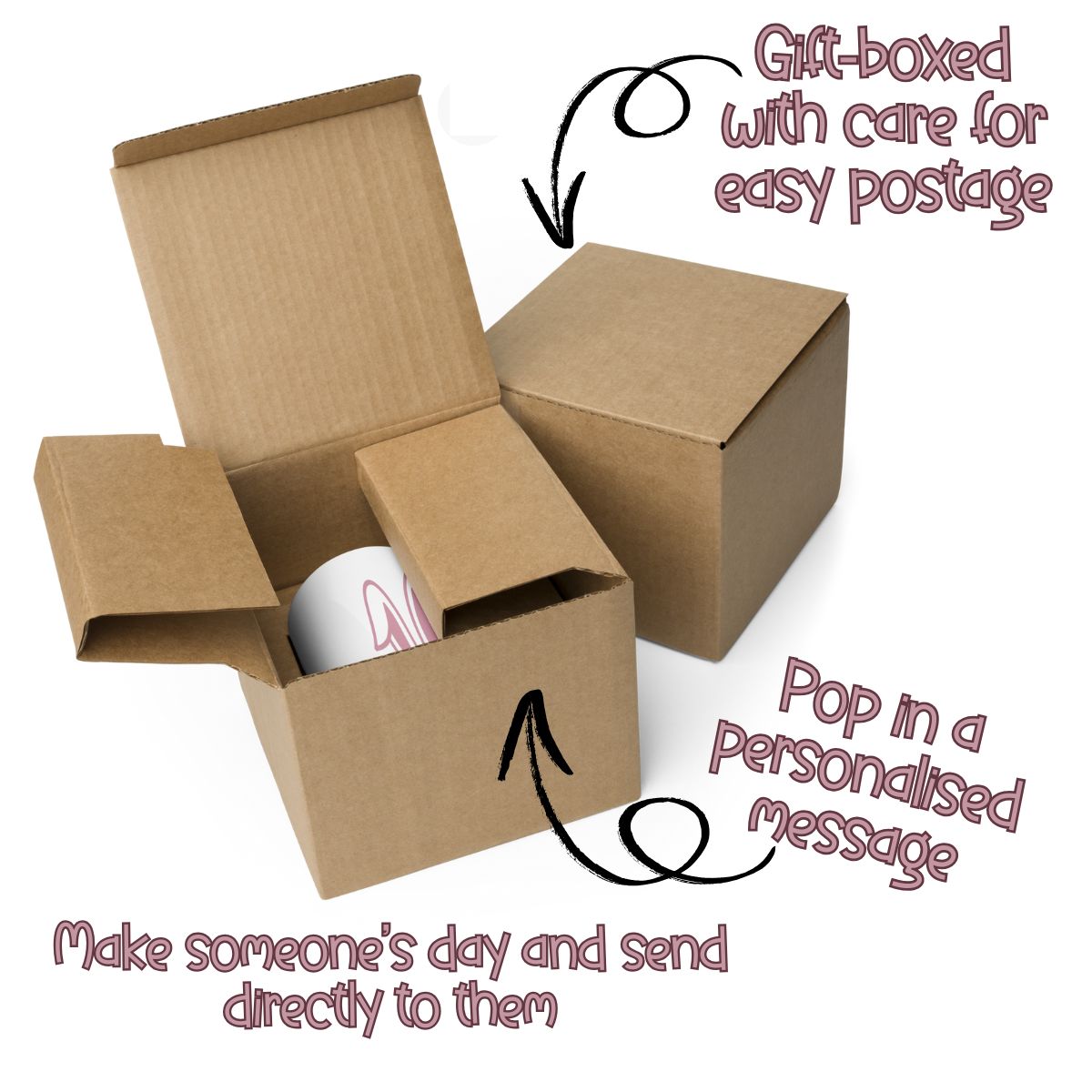 Happy Easter Coquette Bow | Easter Bunny Ears |Personalised Country Cottage Coffee Tea Mug - Pastel Pink