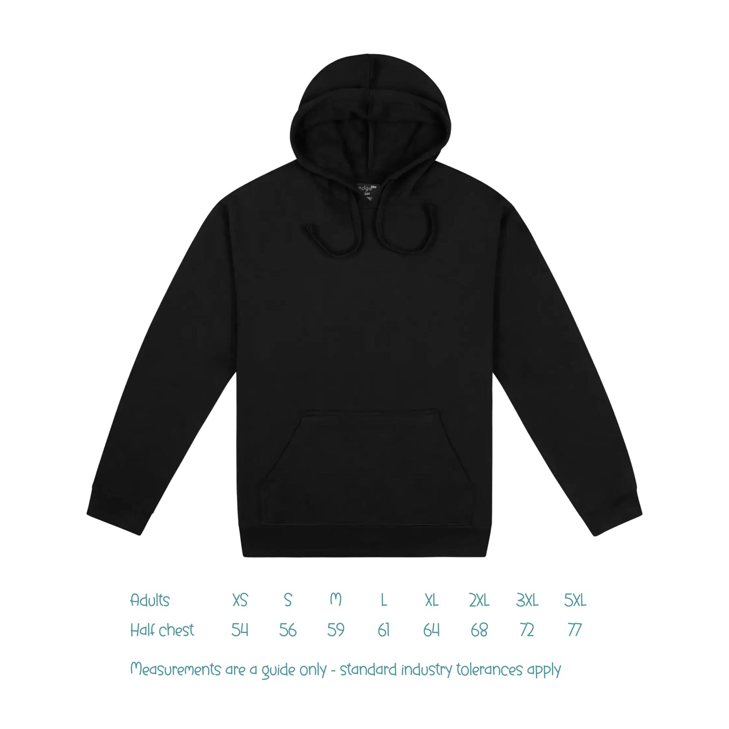 Cloke Edge Pullover Hoodie | Adult Hoodie | Black