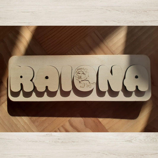 Personalised Kids Wooden Name Puzzles NZ | Custom Handmade & Educational