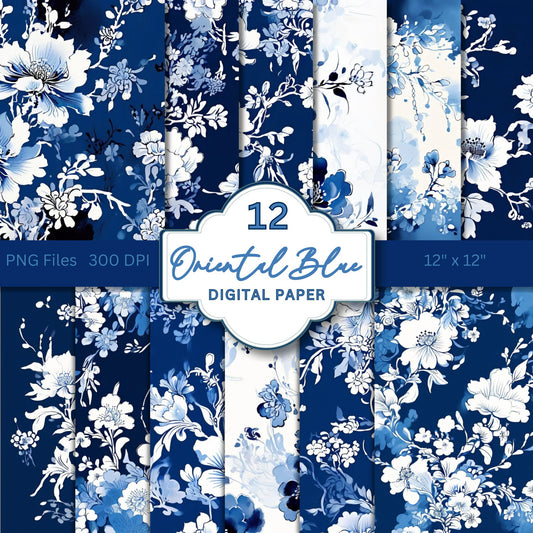 Oriental Blue | Watercolour