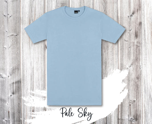 Cloke T101 | Adults T-shirts | Pale Sky