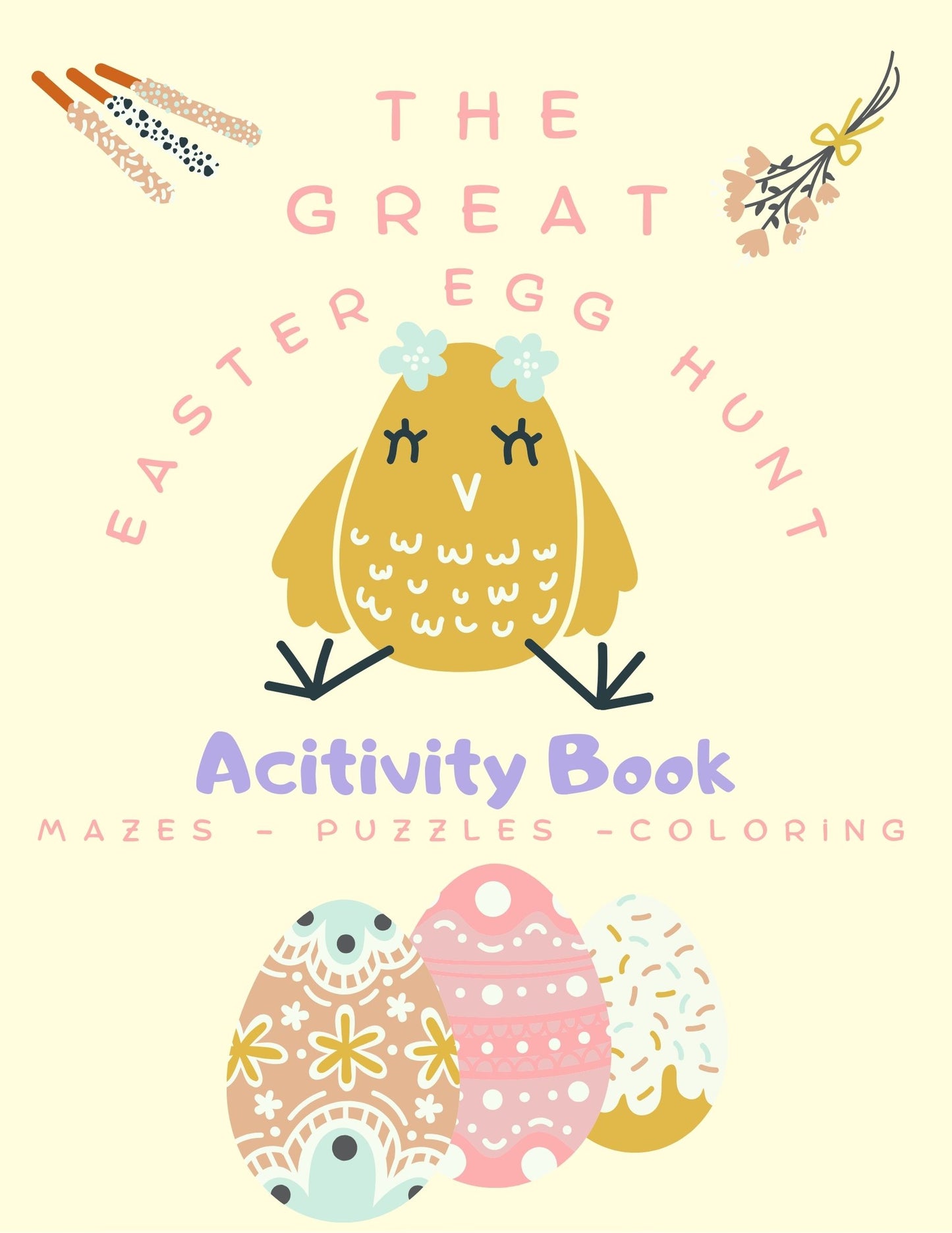 The Great Easter egg Hunt Activity Book – Ages 5 to 8