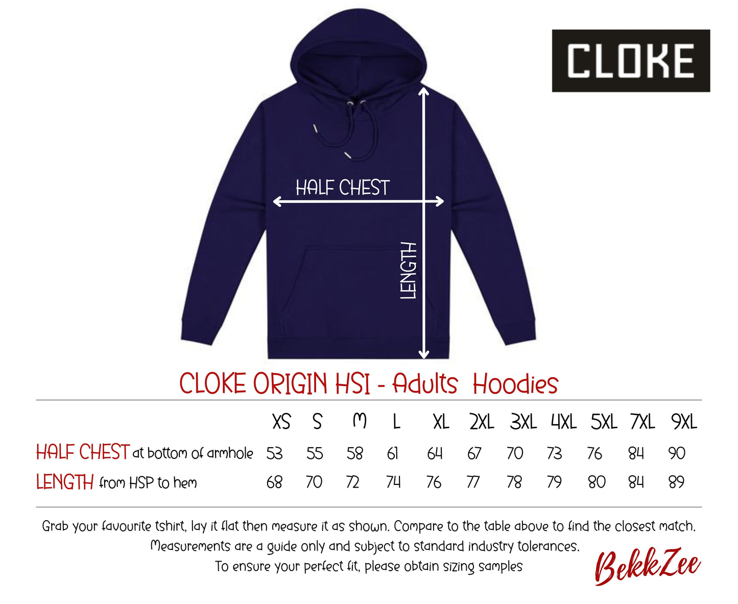 Cloke Origin HSI | Adult Hoodie | Navy