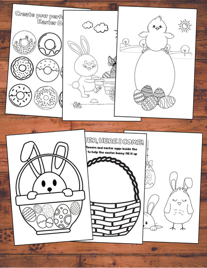 The Great Easter Bunny Counting and Colouring Book - Ages 2 to 5