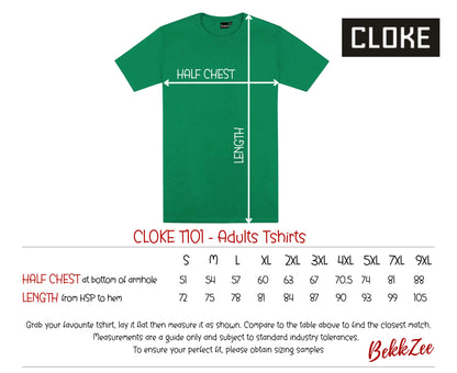 Cloke T101 | Adults T-shirts | Kelly Green