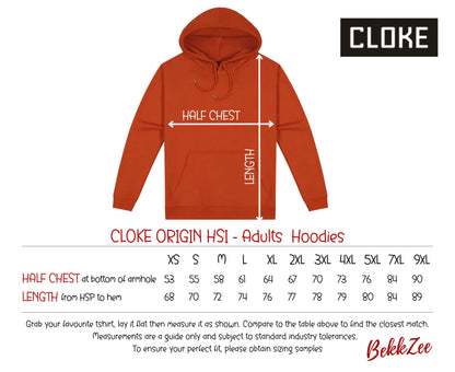 Cloke Origin HSI | Adult Hoodie | Rust