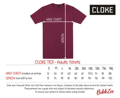 Cloke T101 | Adults T-shirts | Maroon