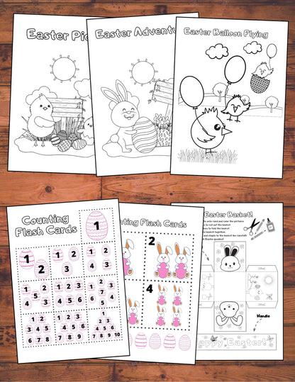 The Great Easter Bunny Counting and Colouring Book - Ages 2 to 5