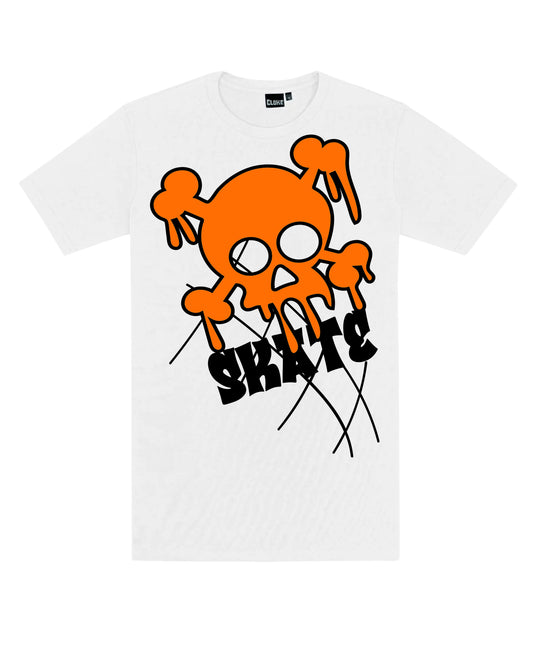 Neon Skull | White Tshirt