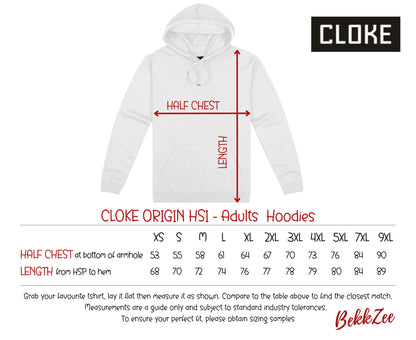 Cloke Origin HSI | Adult Hoodie | White
