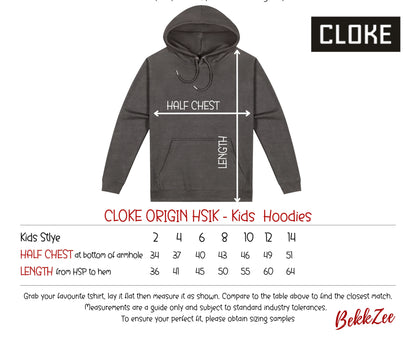 Cloke Origin HSI | Kids Hoodie | Dark Grey