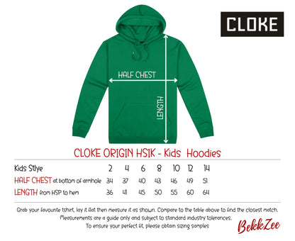 Cloke Origin HSI | Kids Hoodie | Kelly Green