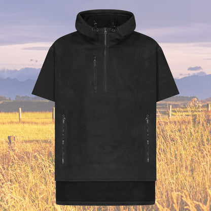 Hauroko Short Sleeve Windproof Fleece Tee