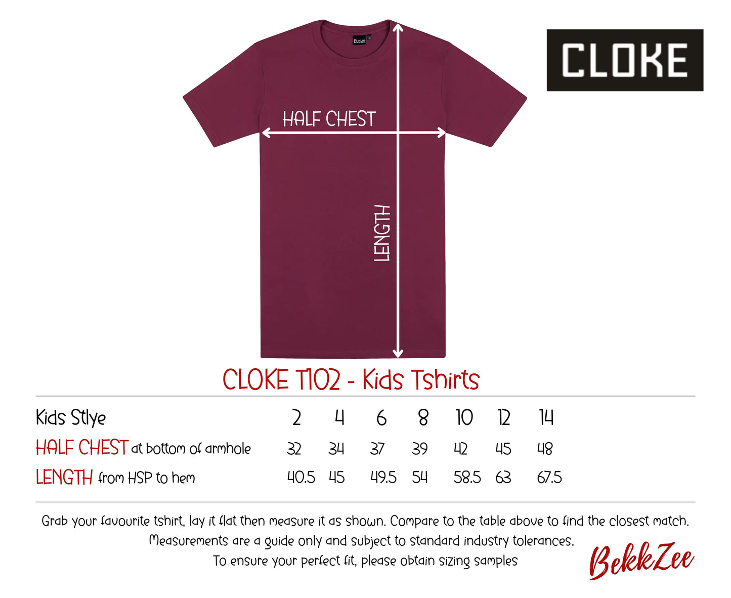 Cloke T102 | Kids T-shirts | Maroon