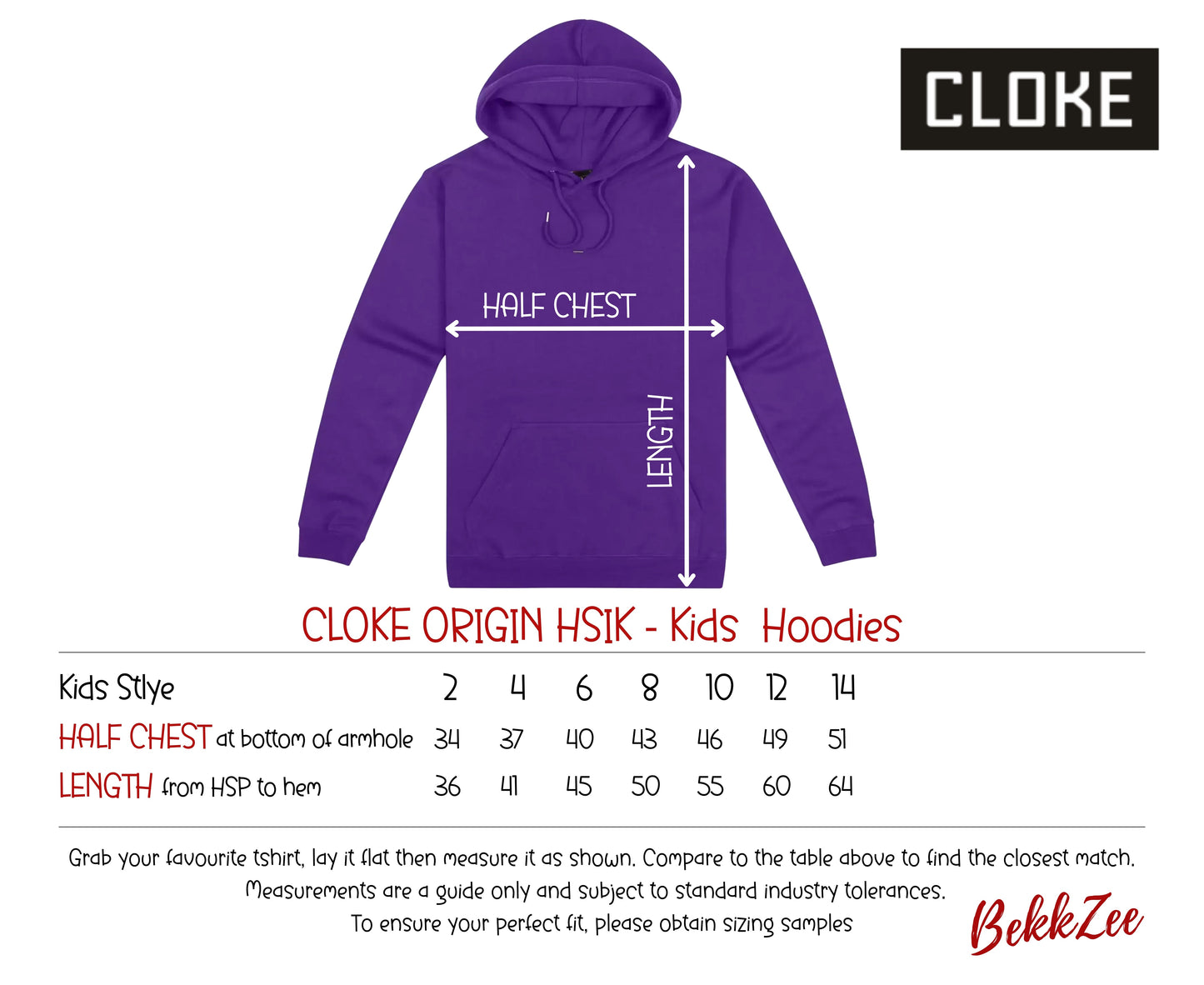 Cloke Origin HSI | Kids Hoodie | Purple