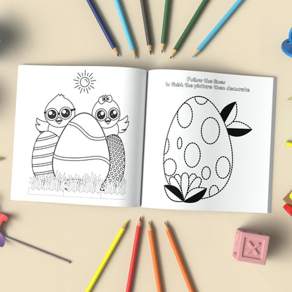 The Great Easter Bunny Counting and Colouring Book - Ages 2 to 5