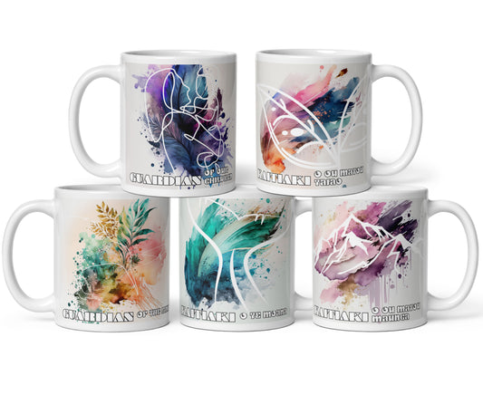 Kaitiaki Coffee Mugs Set | BUY 4 GET 1 FREE