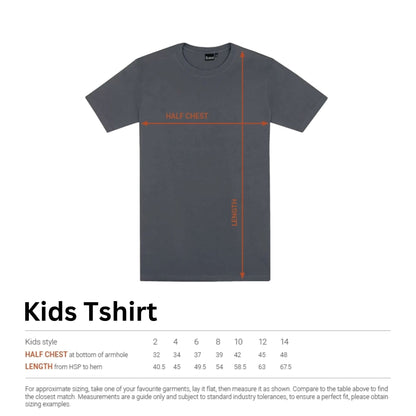 Grazed in Waikato NZ Kids T-Shirt | Black Print